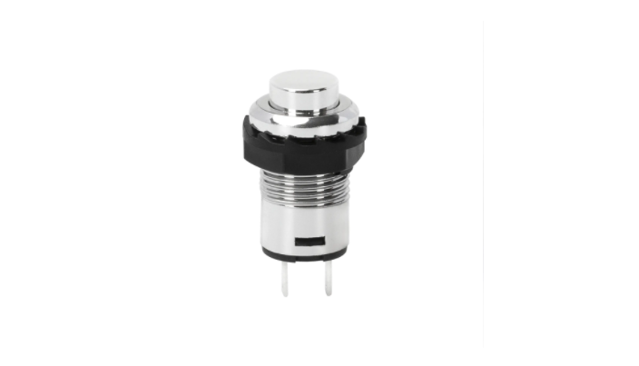 1A 250VAC Metal Push Button Switch