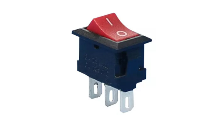 6A 125VAC Two Position Mini Rocker Switch